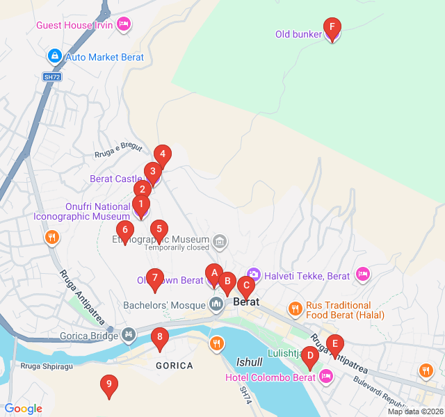 Route map for The Citadel's Secrets: A Journey Through Kalaja