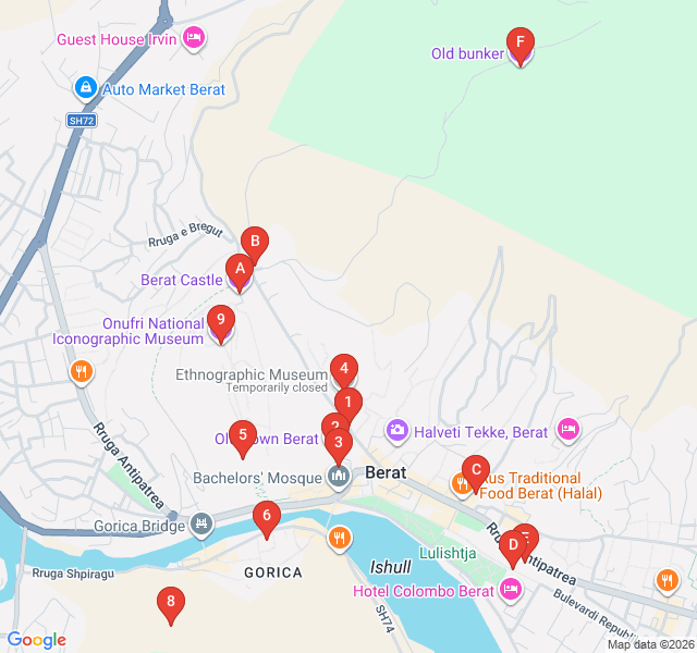 Route map for Sanctuary of the Soul: The Jewish Heritage Trail