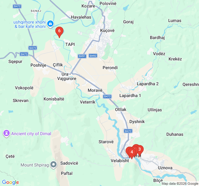 Route map for The River's Edge: Nature and Bridges