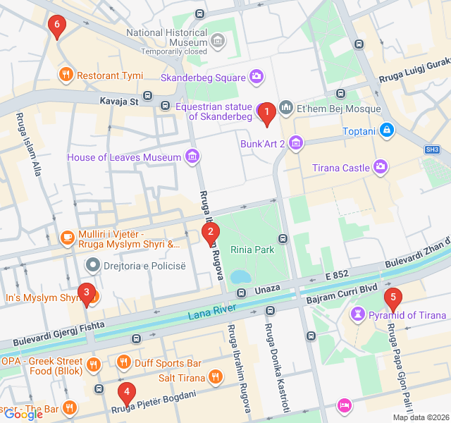 Route map for The Coffee Ritual: A Cafe Culture Walk