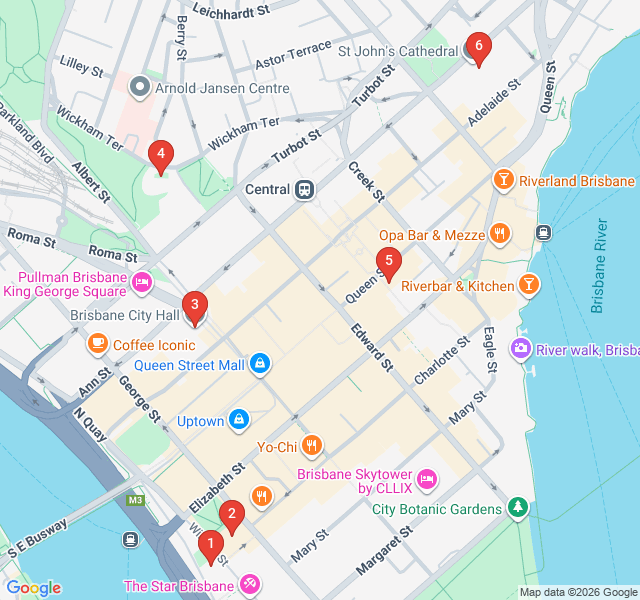Route map for Convicts and Columns: Colonial Brisbane