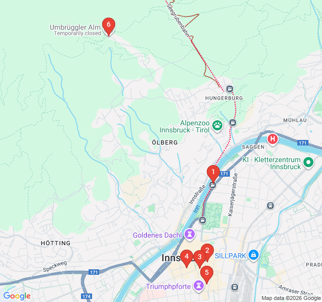 Route map for From Gothic to Hadid: Architectural Evolution