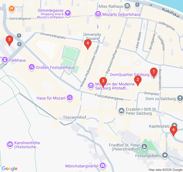 Route map for Baroque Power: The Prince-Archbishops' Legacy