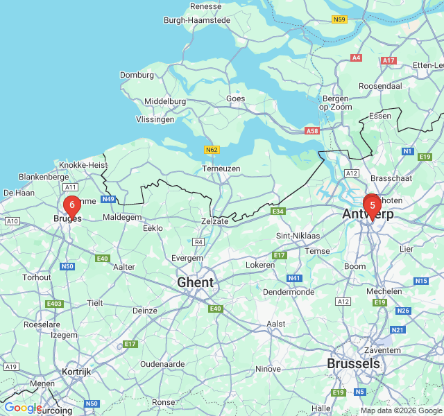 Route map for Art Nouveau Wonders: The Belle Époque of Zurenborg