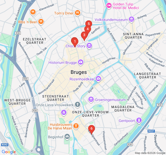 Route map for Merchants and Money: The Hanseatic Quarter Walk