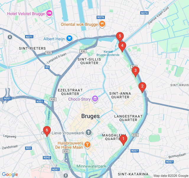 Route map for The Ramparts Trail: Windmills and Greenery