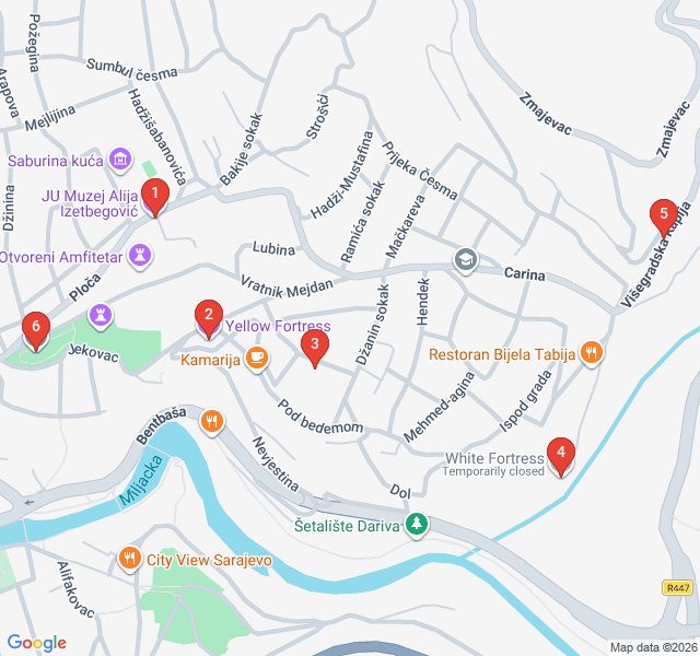 Route map for Climbing Vratnik: Fortresses & Fairy Tales