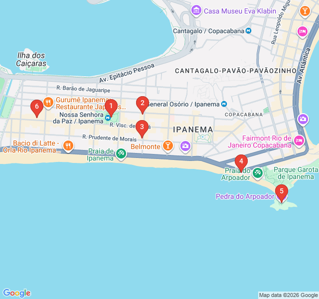 Route map for Bossa Nova Beats: The Birth of a Sound