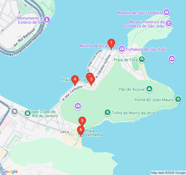 Route map for Hidden Urca: A Village at the Sugarloaf's Feet