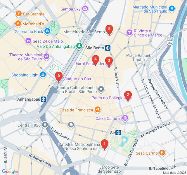 Route map for The Birth of the Metropolis: Old Downtown Discovery