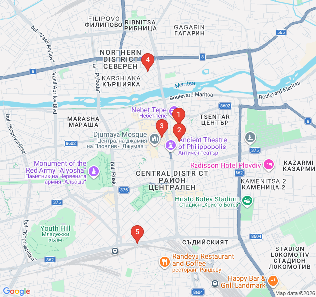 Route map for Hidden Courtyards of the Old Town