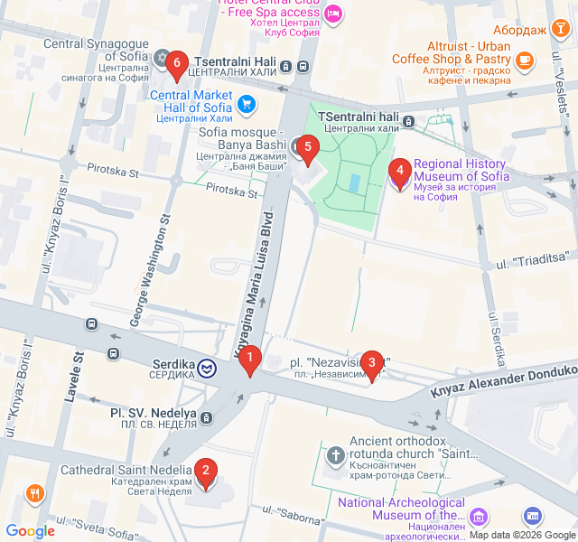 Route map for The Triangle of Tolerance: A Journey of Faith