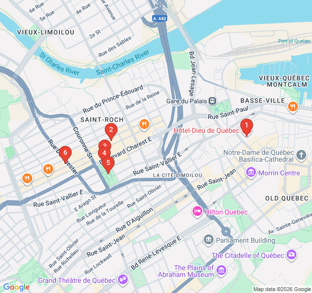 Route map for Modern Flavors and Murals of Saint-Roch