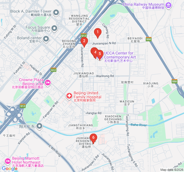 Route map for 798 Factory to Gallery Transformation