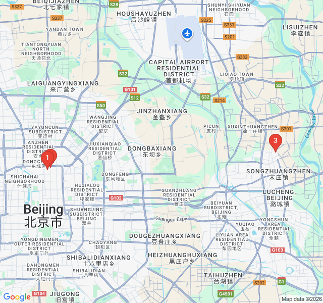 Route map for Incense and Icons: The Lama Temple Route