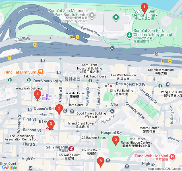 Route map for Art Alleys and Historic Inclines