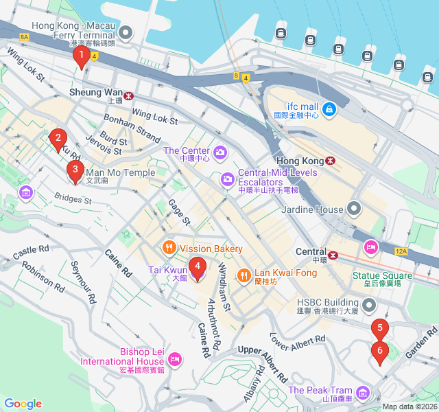 Route map for Colonial Echoes and Ancient Incense