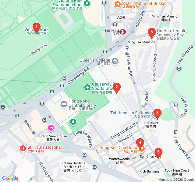 Route map for Fire Dragons and Fashionable Cafes