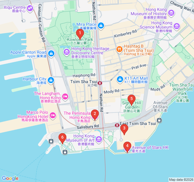 Route map for Harbor Vistas and Cultural Icons