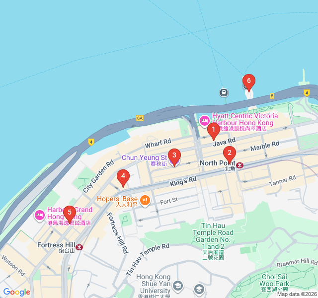 Route map for Retro Cinema and Wet Market Rhythms