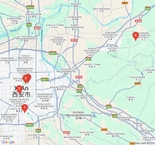Route map for Industrial Rebirth: Dahua 1935 Art District