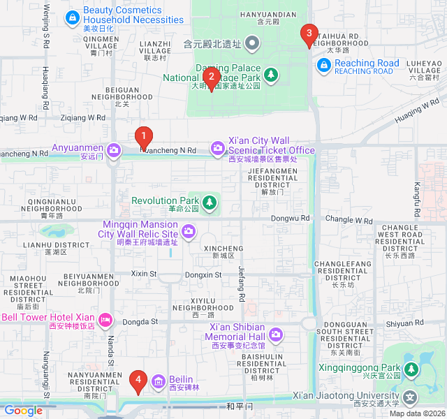 Route map for The Great Gate Hunt: North Wall Exploration