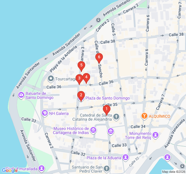 Route map for Knockers and Balconies: Colonial Architecture Secrets