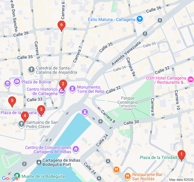 Route map for Caribbean Soul Food: A Street Food Safari