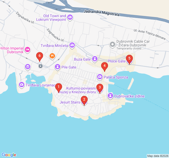 Route map for King's Landing Quest