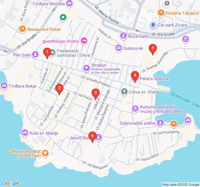 Route map for Monasteries & Manuscripts