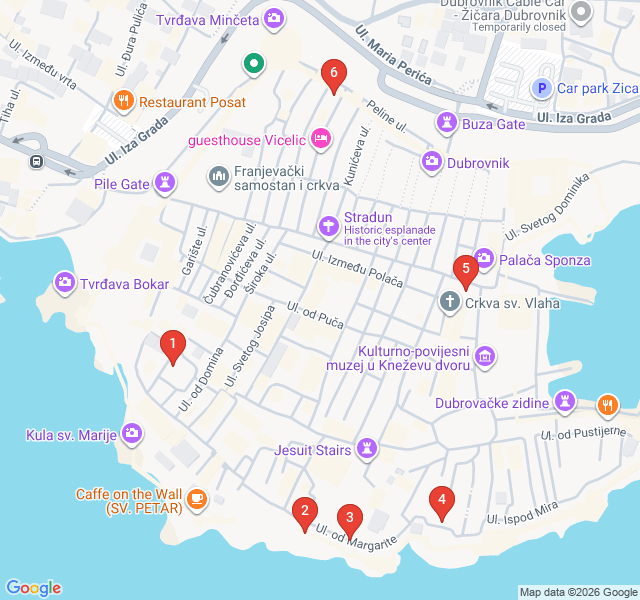 Route map for Secret Alleys of Pustijerna