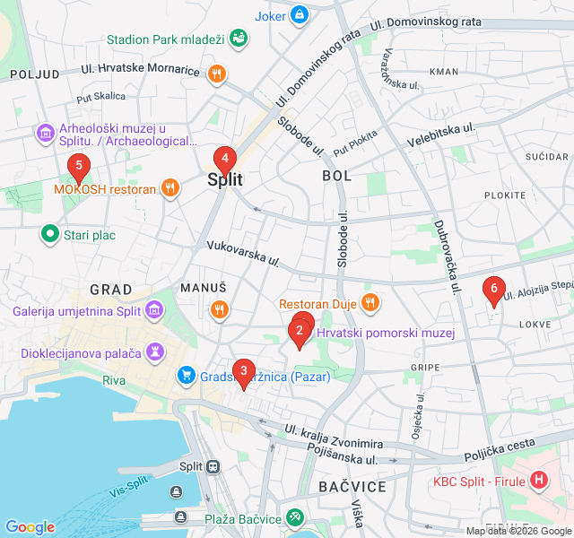 Route map for Radunica: Tales of the Old East Suburb