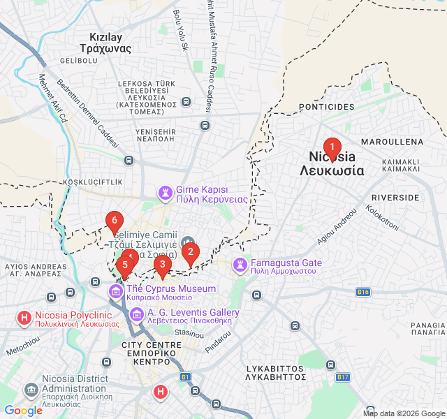 Route map for Echoes of a Divided City: Along the Green Line