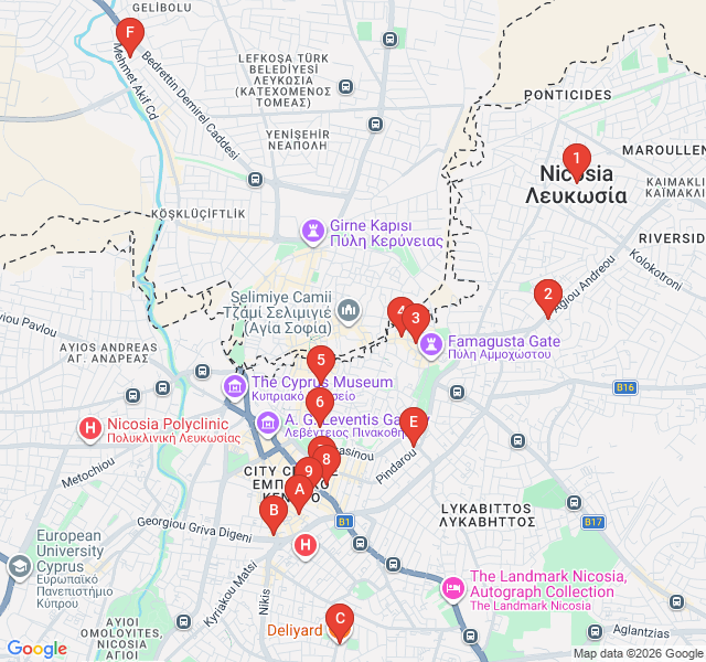 Route map for Flavors of the Old Quarter: A Meze and Coffee Walk