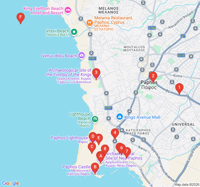 Route map for Byzantine Echoes: Panagia Chrysopolitissa and Beyond