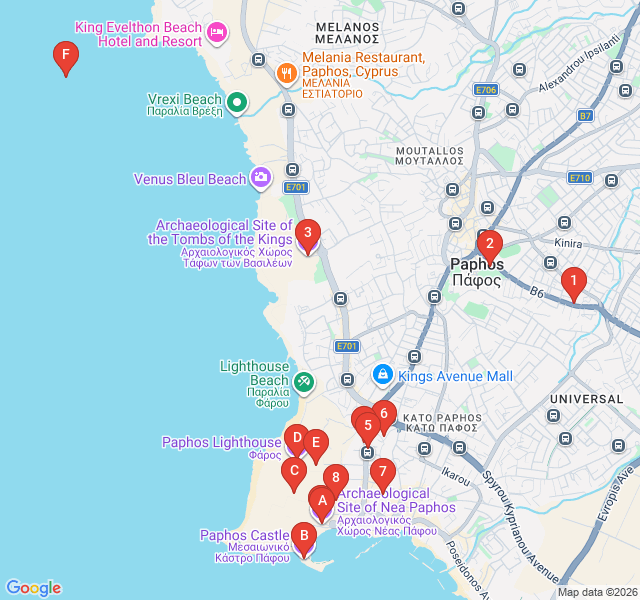 Route map for Fabrica Hill Secrets: Ancient Catacombs and Cave Churches