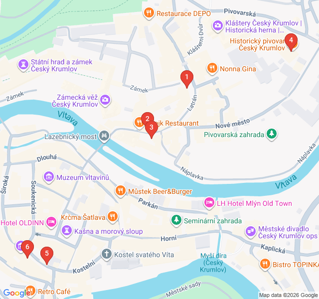 Route map for Bohemian Brews and Culinary Traditions