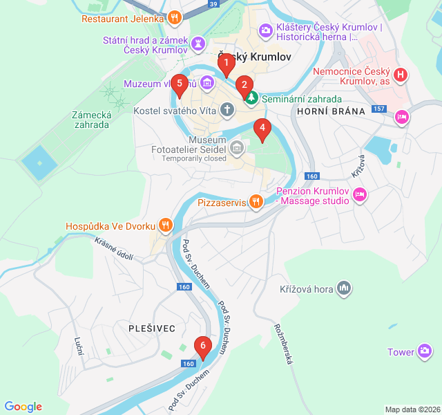 Route map for Vltava Riverbank Scenic Stroll