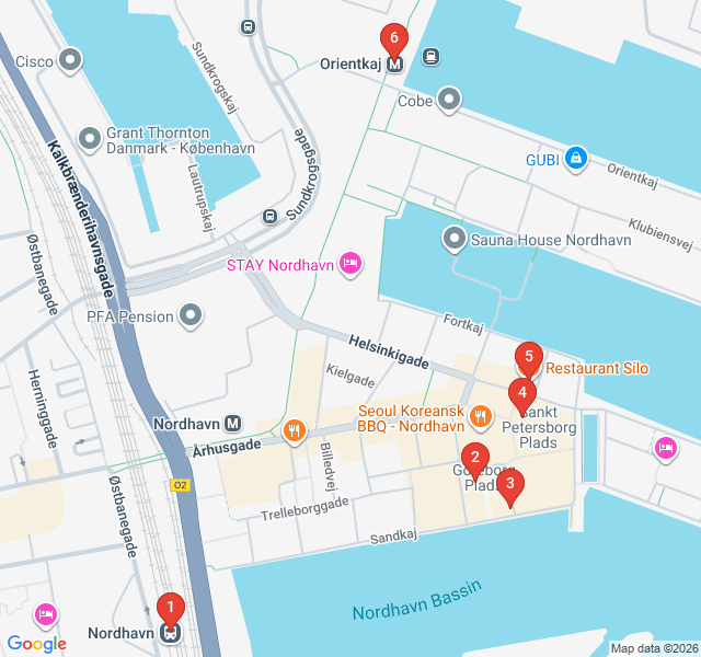 Route map for Nordhavn: The Future of Sustainable Living