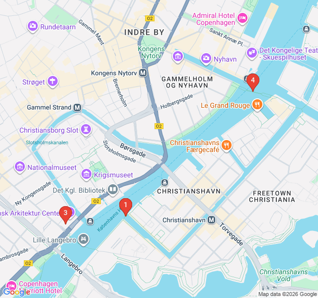 Route map for Waterfront Wonders: Modern Architecture Tour