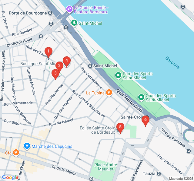 Route map for Saint-Michel: Spices, Antiques, and Spire
