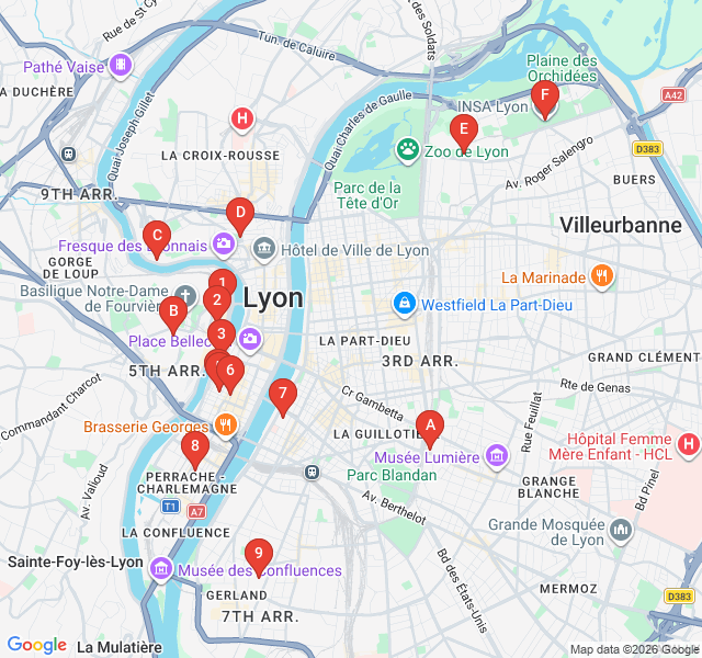 Route map for The Soul of Ainay: Lyon's Romanesque Heart