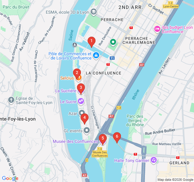 Route map for Confluence: The Future of Urban Living