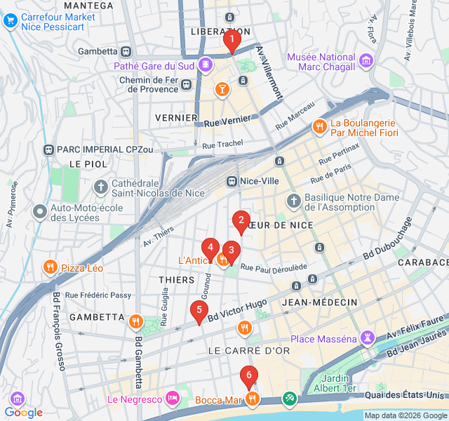 Route map for Harmonious Heights: Art Deco Gems of the Musicians' Quarter