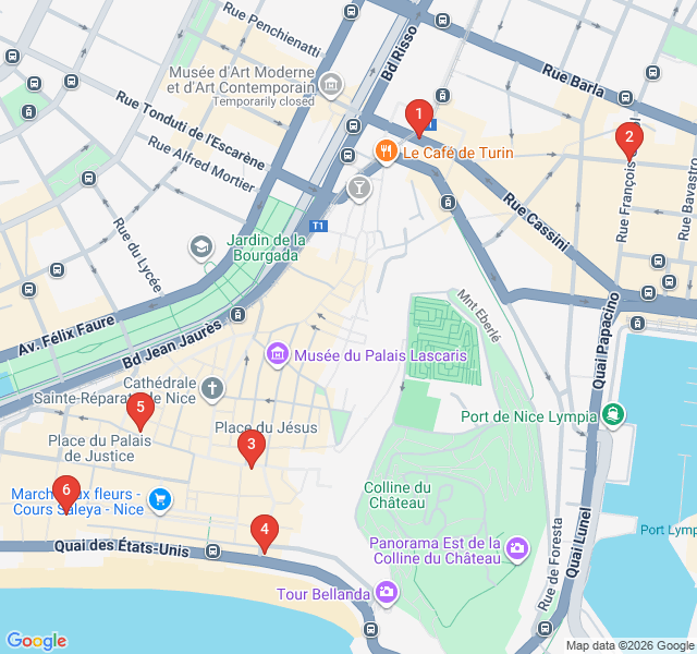 Route map for The Golden Triangle Nightlife