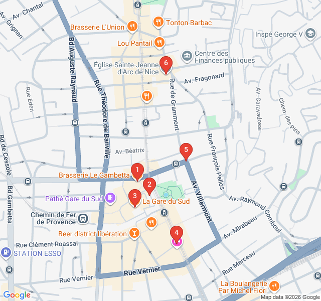 Route map for Morning Rituals: The Local Soul of Libération