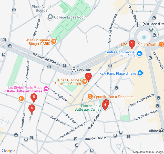 Route map for The Hidden Village of Butte-aux-Cailles