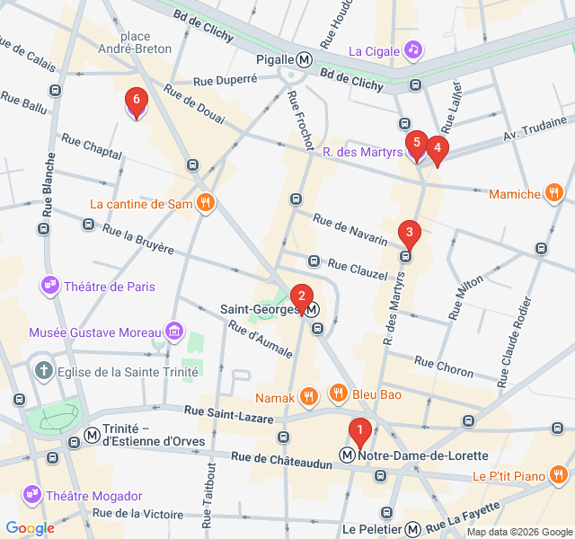 Route map for The Spirit of SoPi: Coffee and Culture