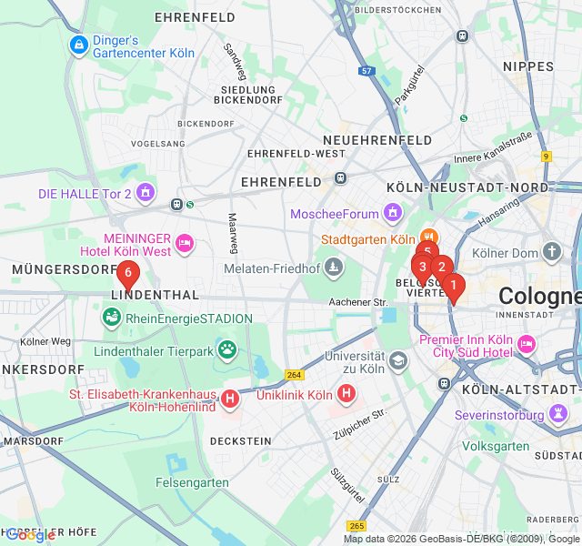 Route map for Chic and Creative: Exploring the Belgian Quarter