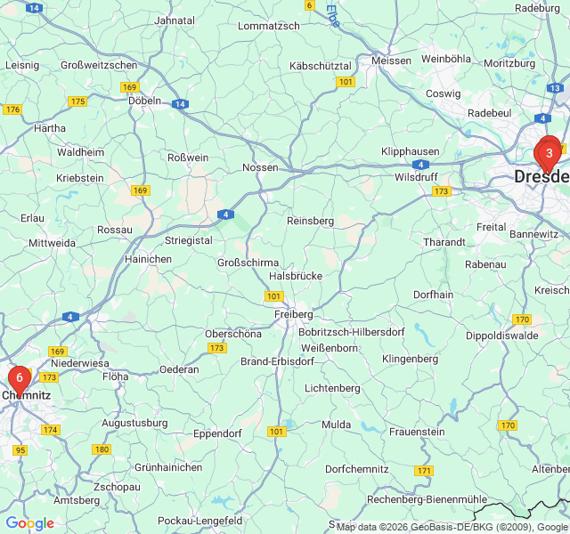 Route map for Sculptures and Statues of the Old Town